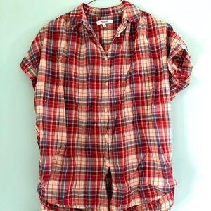 Madewell Central Shirt Plaid XS